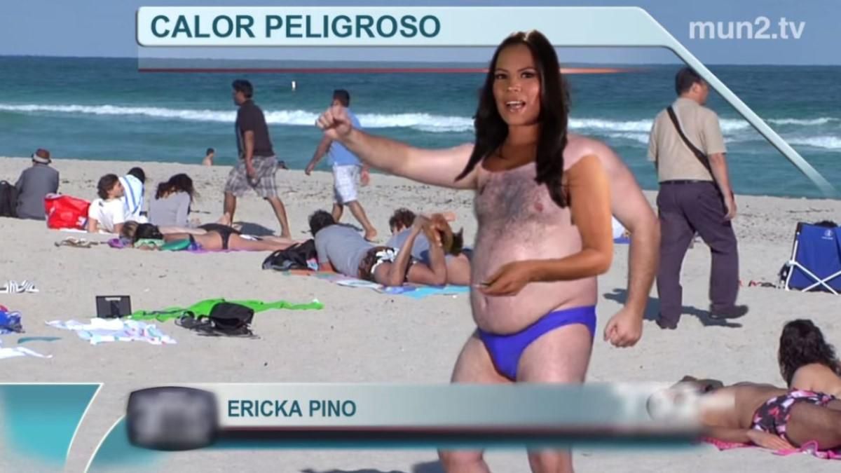 Ericka Pino green screen prank