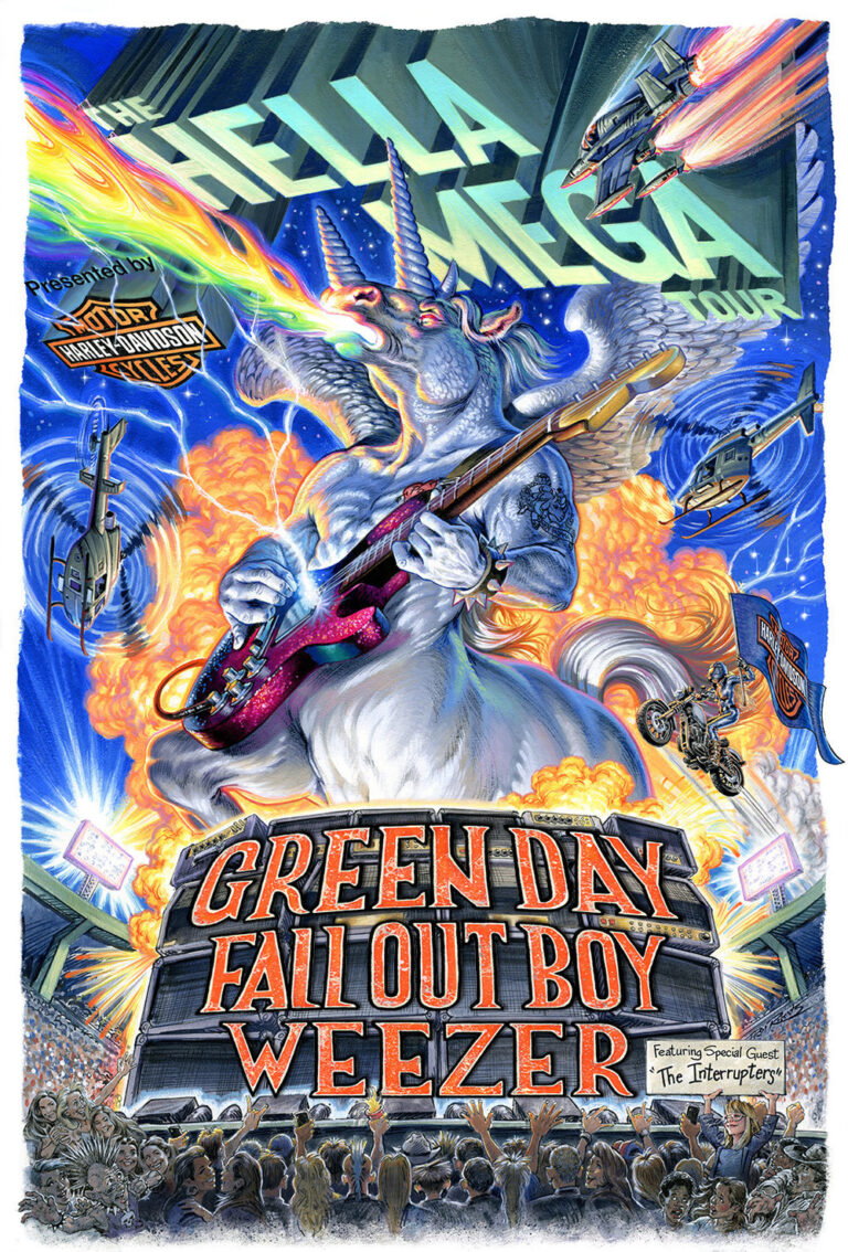 The Art of Selling Out: Green Day, Weezer, and Fall Out Boy Troll Fans with “Hella Mega Tour”