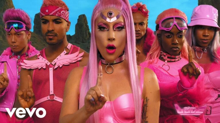 Lady Gaga Leads the “Kindness Punks” in a Fight for Peace in “Stupid Love” Video