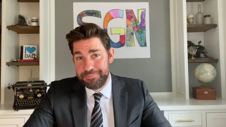 John Krasinski Launches “Some Good News” with the Help of Steve Carell and Twitter