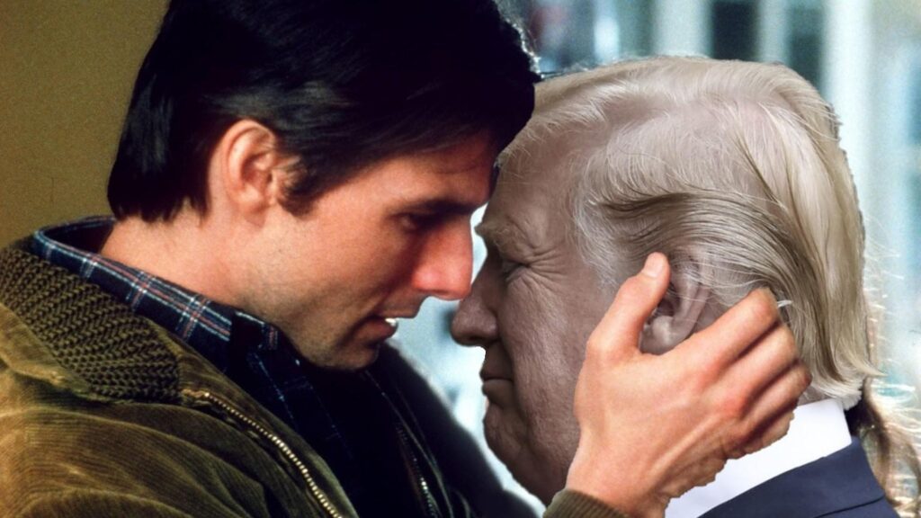 Is Trump Tom Cruise or Renée Zellweger in “Jerry Maguire”?