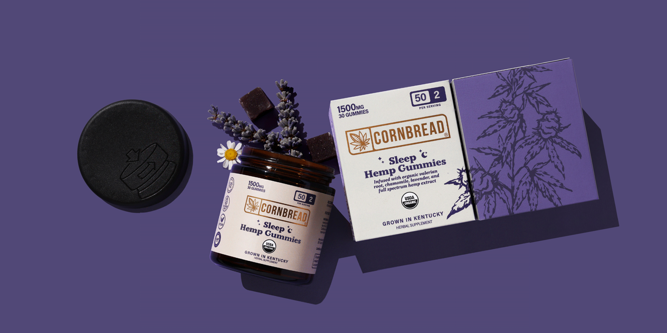 Doom Scroll No More — Cornbread Hemp’s Full Spectrum Sleep Gummies