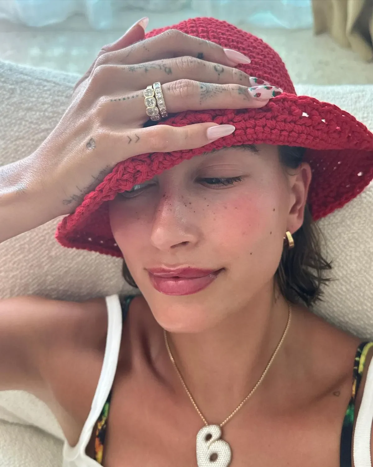 Hailey Bieber s Initial Necklace Is Sparking A Trend