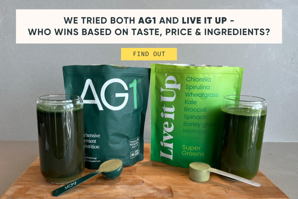 Comparing AG1 and Live It Up — Which One Came Out on Top?