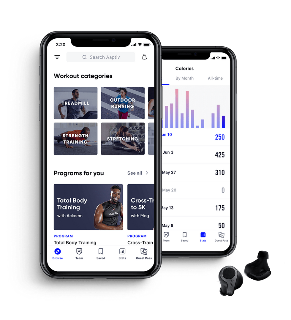 iphone with aaptiv