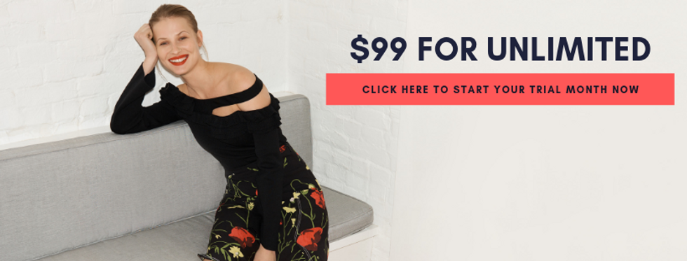 rent the runway unlimited trial month