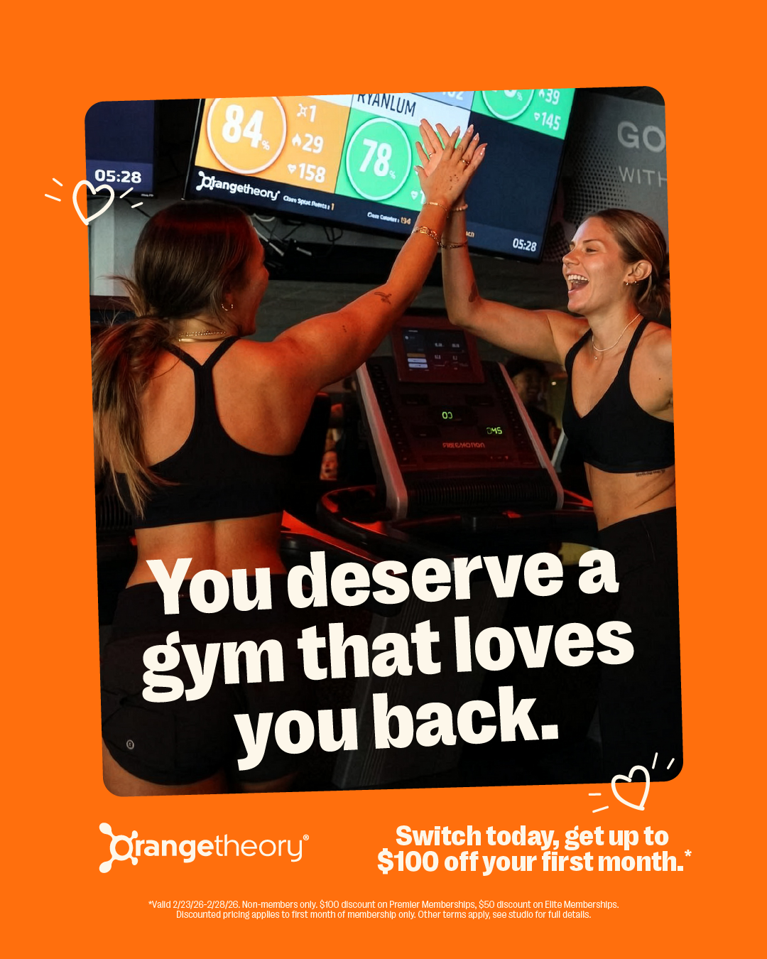 Break Up With Your Old Gym. Orangetheory Is Offering $100 Off To Make It Official